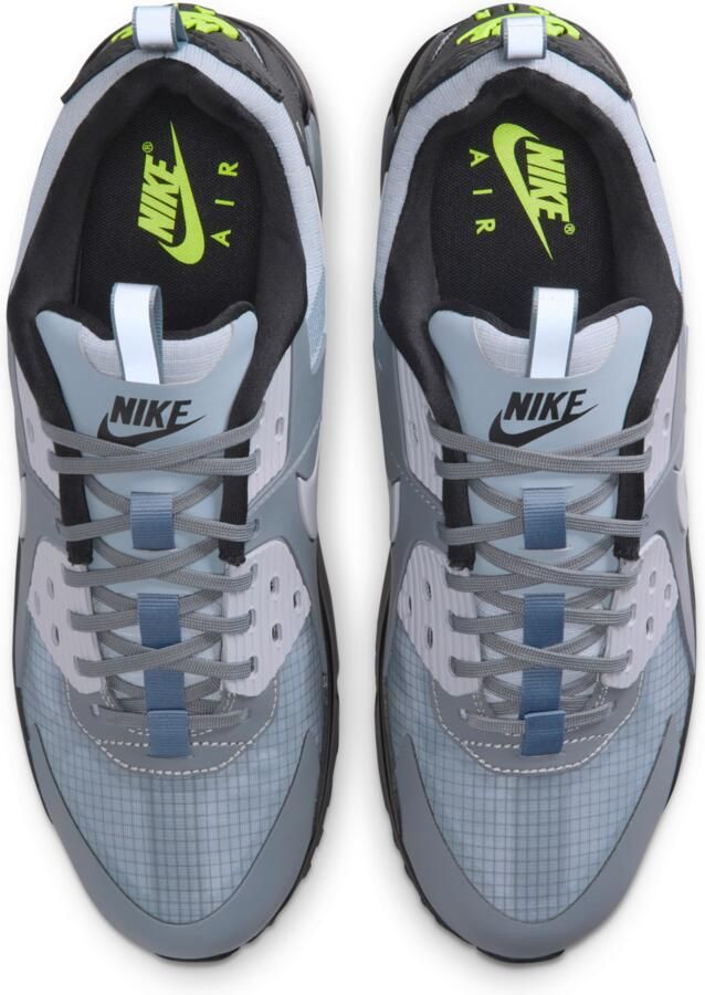 Nike Air Max 90 Sneakers Heren Grijs Mesh Synthetisch - Foto 2