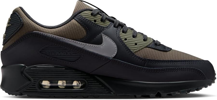 Nike Air Max 90 Sneakers Zwart Bruin Groen Donkergrijs - Foto 3