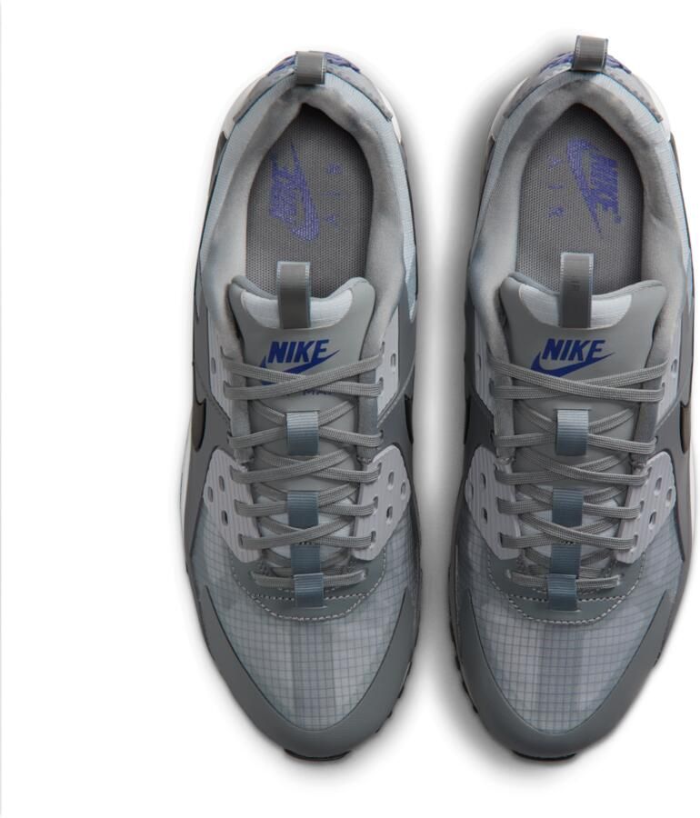 Nike Air Max 90 Sneakers Heren Grijs Mesh Synthetisch - Foto 2