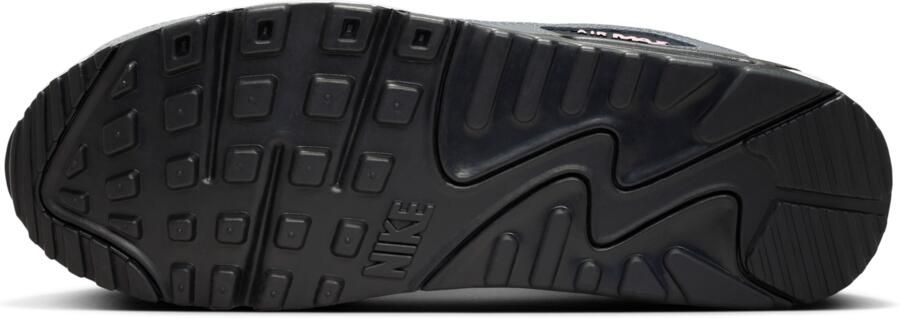 Nike Air Max 90 Sneakers Heren Grijs Mesh Synthetisch - Foto 4