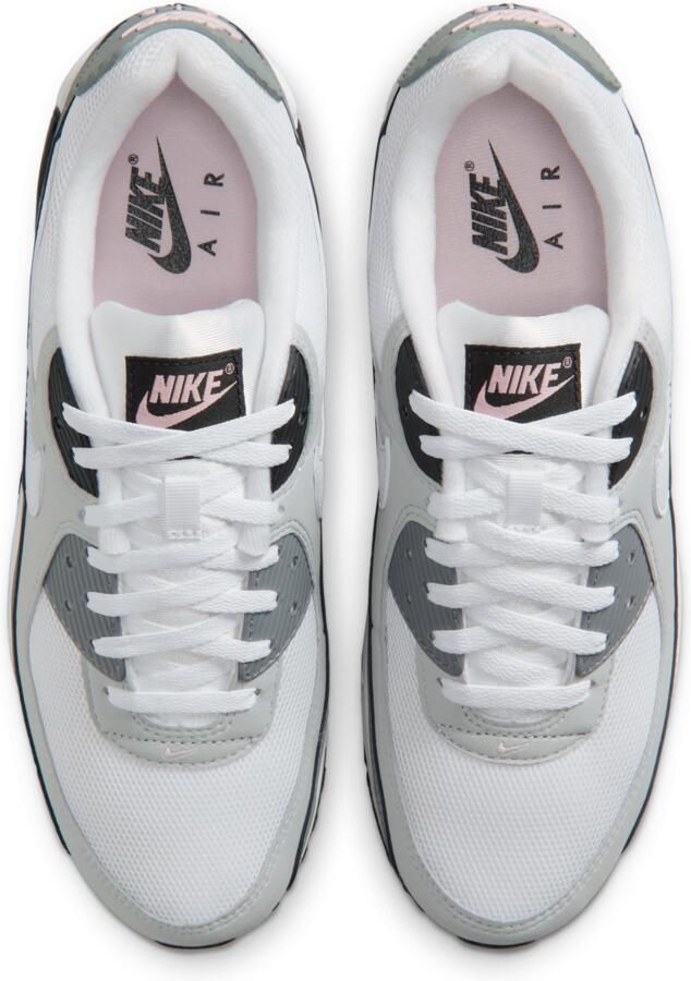 Nike Air Max 90 Sneakers Heren Grijs Mesh Synthetisch - Foto 2