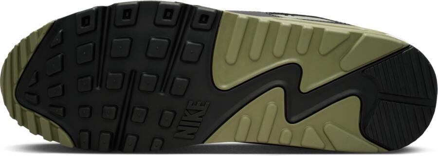 Nike Air Max 90 Sneakers Heren Grijs Mesh Synthetisch - Foto 4