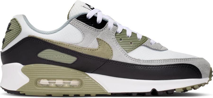 Nike Air Max 90 Sneakers Heren Grijs Mesh Synthetisch - Foto 3