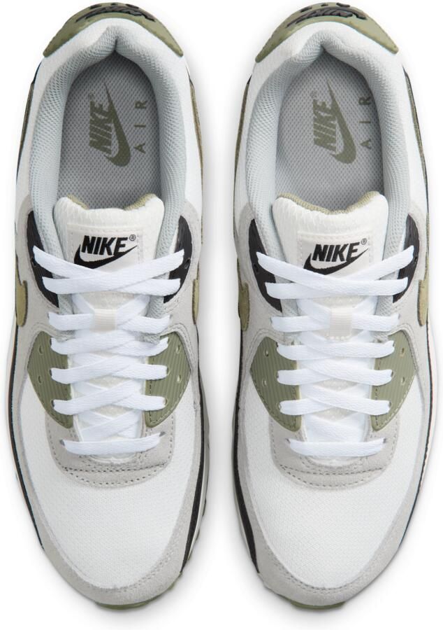Nike Air Max 90 Sneakers Heren Grijs Mesh Synthetisch - Foto 2