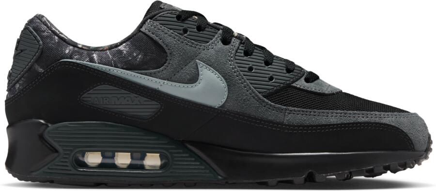 Nike Air Max 90 Sneakers Heren Zwart Mesh Synthetisch - Foto 3