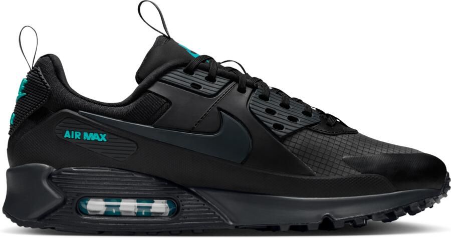 Nike Air Max 90 Sneakers Heren Zwart Mesh Synthetisch - Foto 3