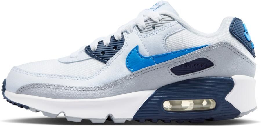 Nike Air Max 90 Kindersneakers Wit Leer