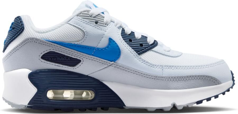 Nike Air Max 90 Kindersneakers Wit Leer - Foto 3