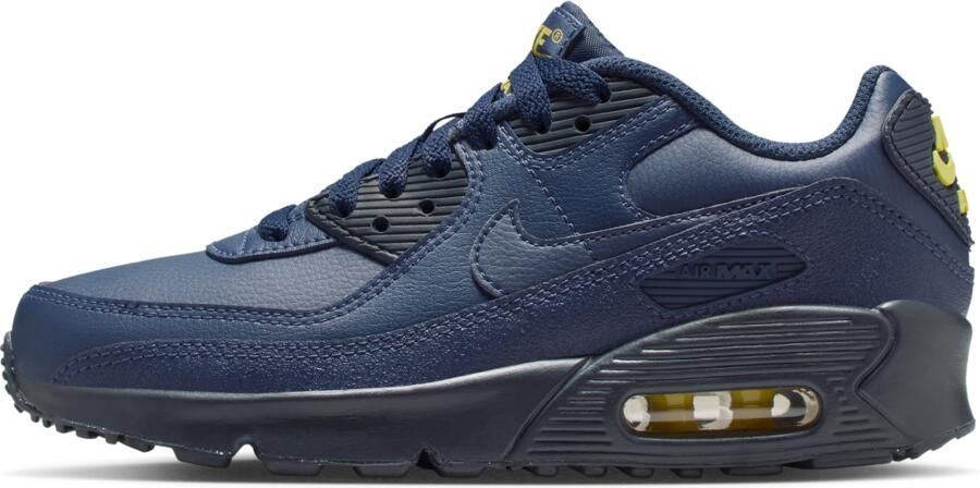 Nike Air Max 90 Kindersneakers Zwart Mesh Synthetisch