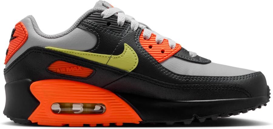 Nike Air Max 90 Kindersneakers Grijs Leer - Foto 3