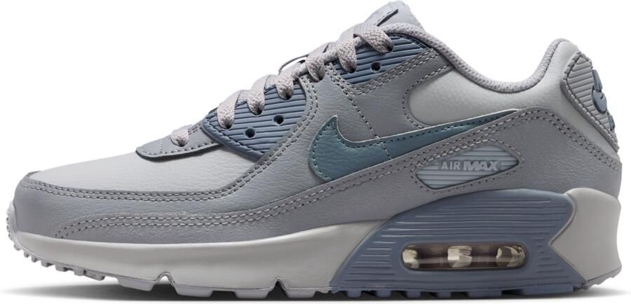 Nike Air Max 90 Kindersneakers Grijs Leer - Foto 2