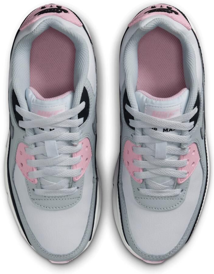 Nike Air Max 90 Kindersneakers Wit Mesh Synthetisch