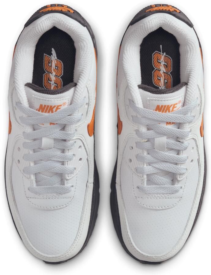 Nike Air Max 90 Kindersneakers Grijs Leer - Foto 2