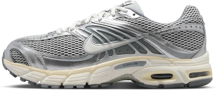 Nike Air Max Sneakers Heren Zilver Mesh Synthetisch