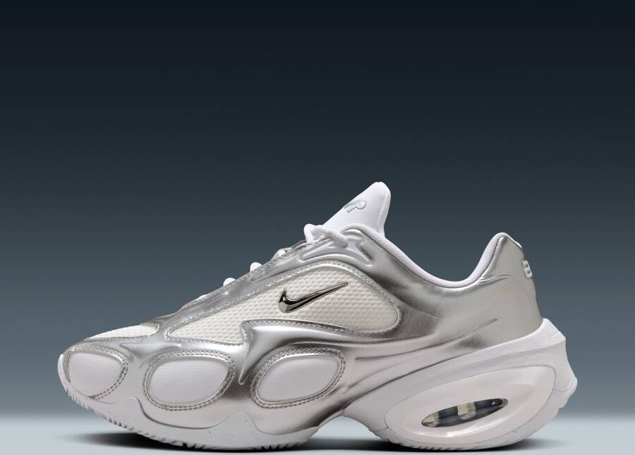 Nike Metallic Silver Air Max Muse Futuristische Sneakers - Foto 4