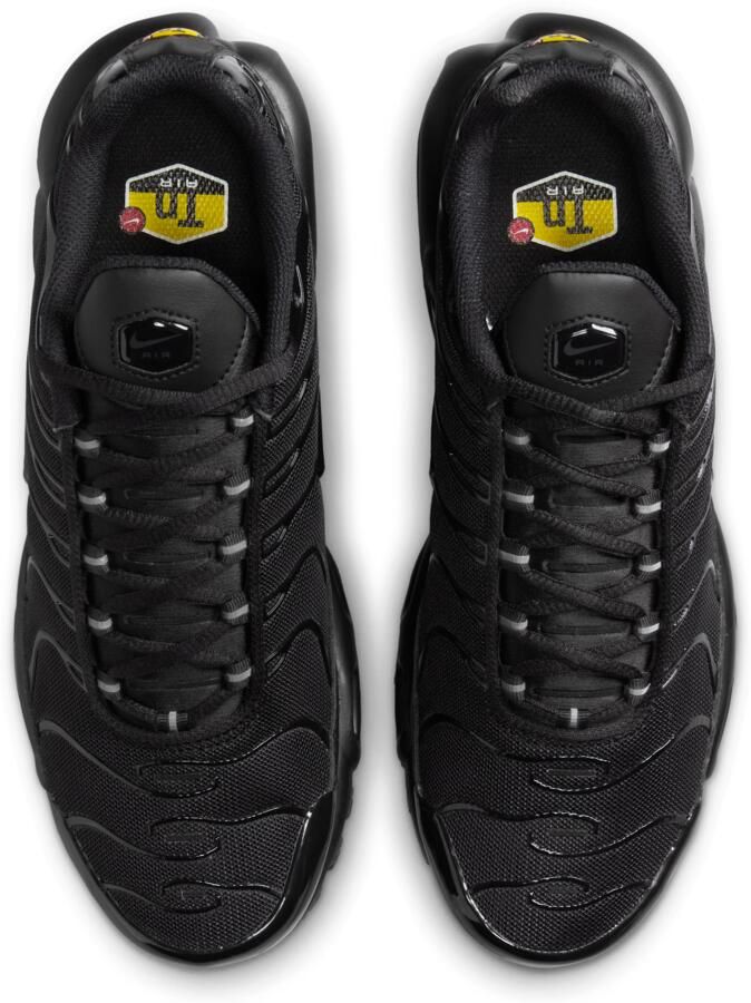 Nike Tuned Sneakers Dames Zwart Mesh Synthetisch