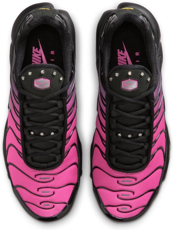 Nike Tuned Sneakers Dames Zwart Mesh Synthetisch - Foto 2