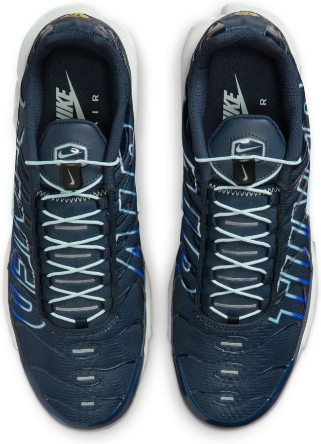 Nike Tuned Sneakers Heren Blauw Leer Synthetisch