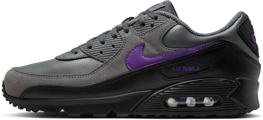 Nike Air Max 90 Sneakers Heren Grijs Mesh Synthetisch - Foto 4