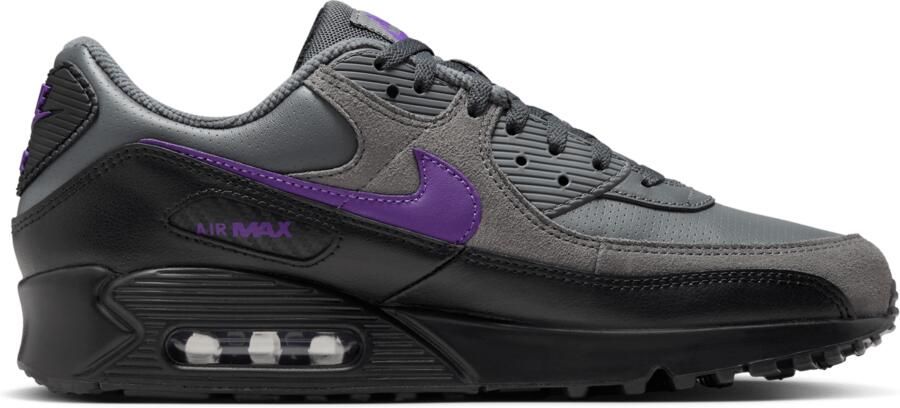 Nike Air Max 90 Sneakers Heren Grijs Mesh Synthetisch - Foto 2