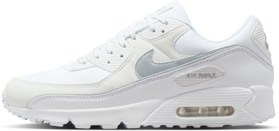 Nike Air Max 90 Premium herenschoenen met reflecterende accenten Wit