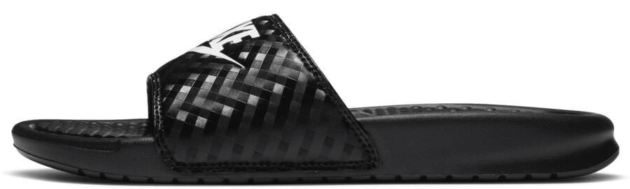 Nike Benassi Dames Slippers en Sandalen Zwart Maat: 39 Mesh Synthetisch Foot Locker - Foto 3
