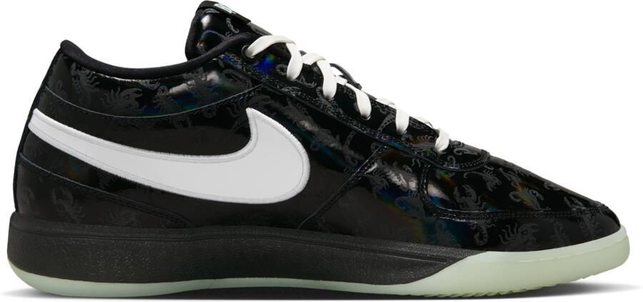 Nike Book 1 Sneakers Heren Zwart Mesh Synthetisch - Foto 3