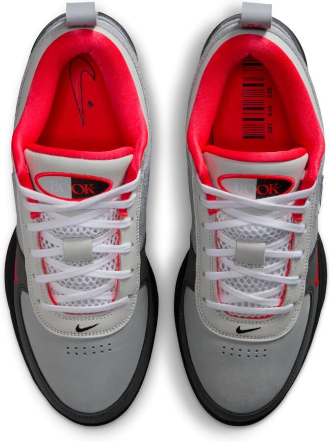 Nike Book 1 'Solar Red' basketbalschoenen Grijs