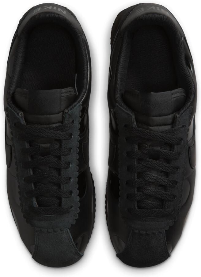 Nike Cortez Sneakers Dames Zwart Mesh Synthetisch - Foto 2
