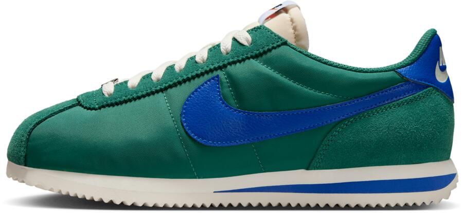 Nike Cortez Sneakers Dames Groen Mesh Synthetisch