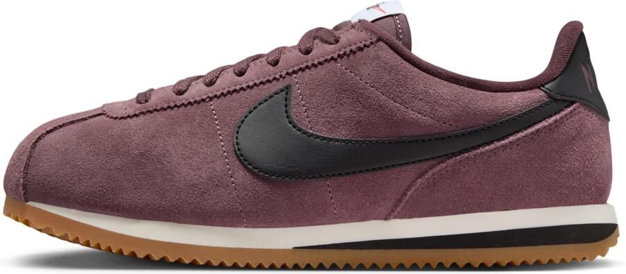 Nike Cortez Sneakers Dames Roze Mesh Synthetisch