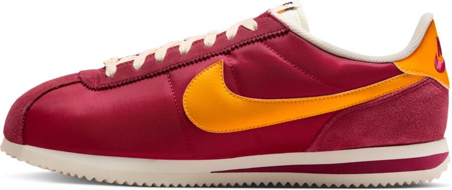 Nike Cortez Sneakers Heren Rood Mesh Synthetisch
