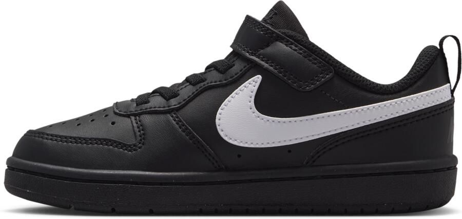 Nike Court Borough Low Recraft kleuterschoenen Zwart