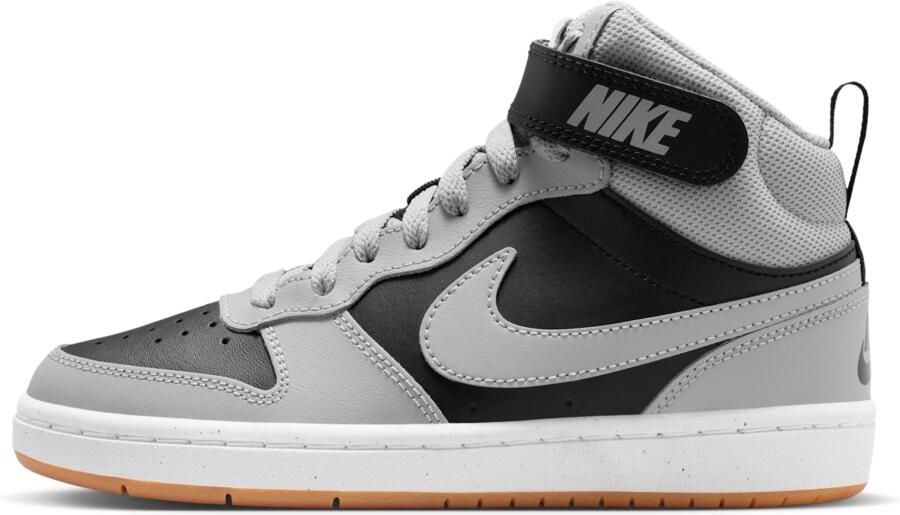 Nike Court Borough Mid 2 Kinderschoenen Zwart