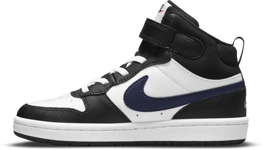 Nike court borough mid 2 sneakers wit rood kinderen - Foto 5