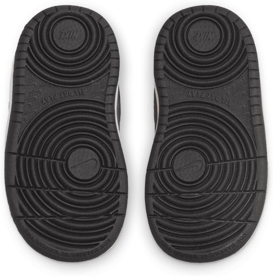 Nike Court Borough Mid 2 Bg Sneakers Zwart - Foto 4
