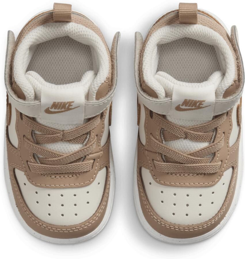 Nike Court Borough Mid 2 schoenen voor baby's peuters Bruin - Foto 2