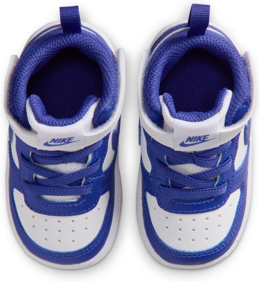 Nike Court Borough Mid 2 schoenen voor baby's peuters Wit - Foto 2