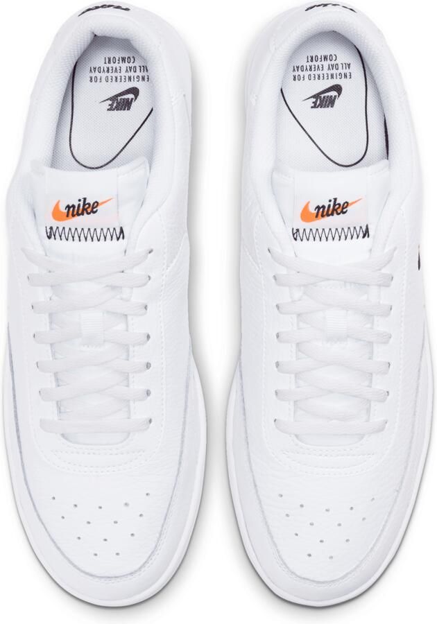 Nike Court Vintage Premium Fashion sneakers Schoenen white black total orange maat: 40.5 beschikbare maaten:41 42 45 40.5 - Foto 5