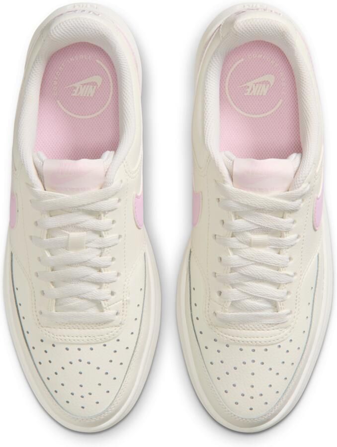 Nike Court Vision Alta Sneakers Dames Wit Mesh Synthetisch - Foto 2