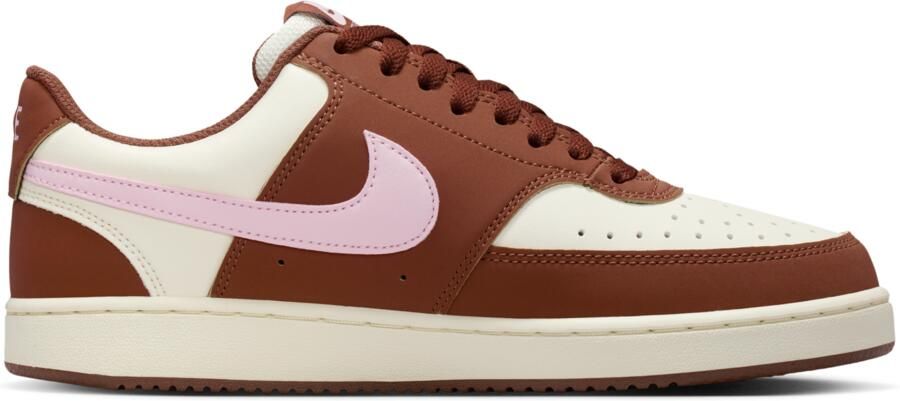 Nike Court Vision Low Sneakers Dames Wit Mesh Synthetisch - Foto 3