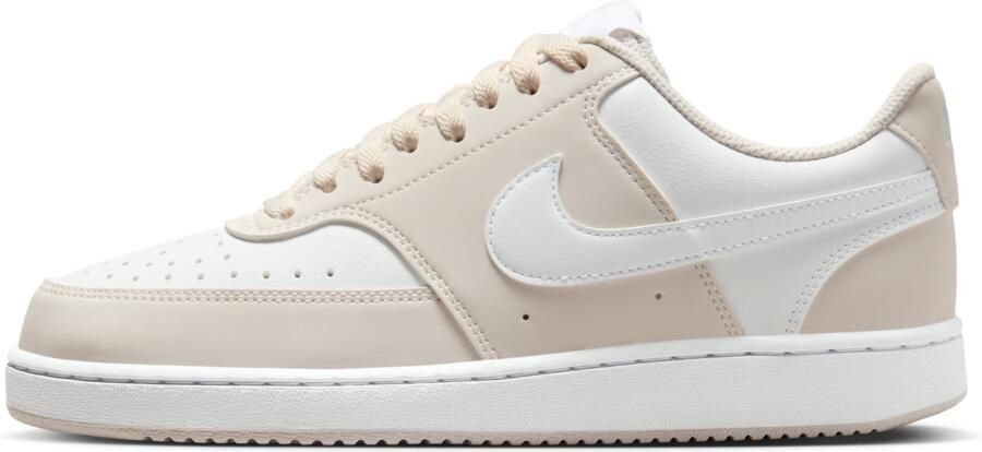 Nike Court Vision Sneakers Dames Zwart Mesh Synthetisch