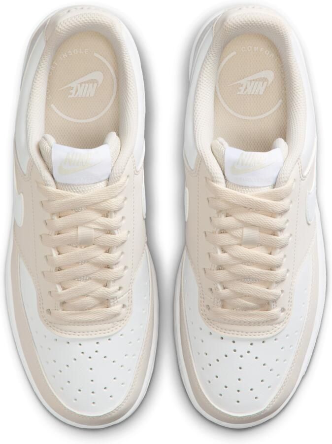 Nike Court Vision Sneakers Dames Zwart Mesh Synthetisch - Foto 2