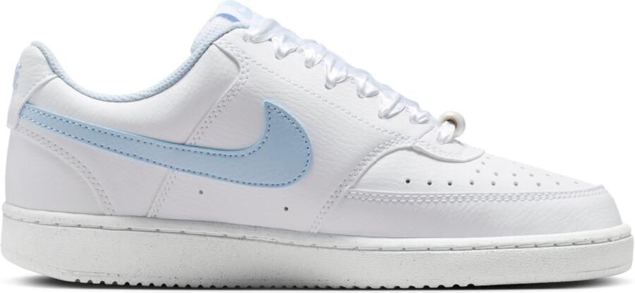 Nike Court Vision Low Sneakers Dames Wit Mesh Synthetisch - Foto 3