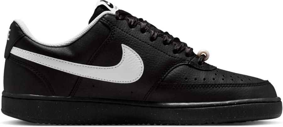 Nike Court Vision Sneakers Dames Zwart Mesh Synthetisch - Foto 3
