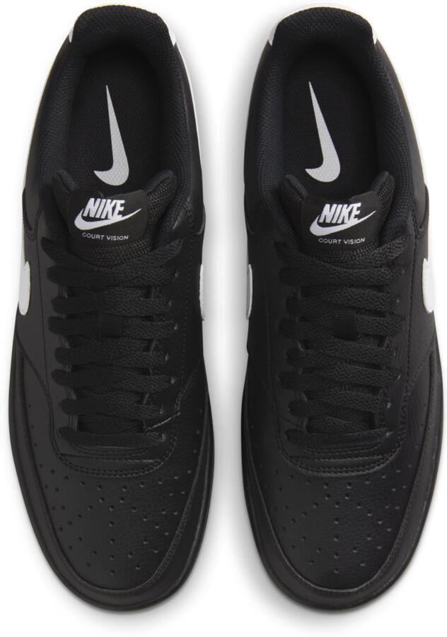 Nike Court Vision Low Black White Sneakers - Foto 3