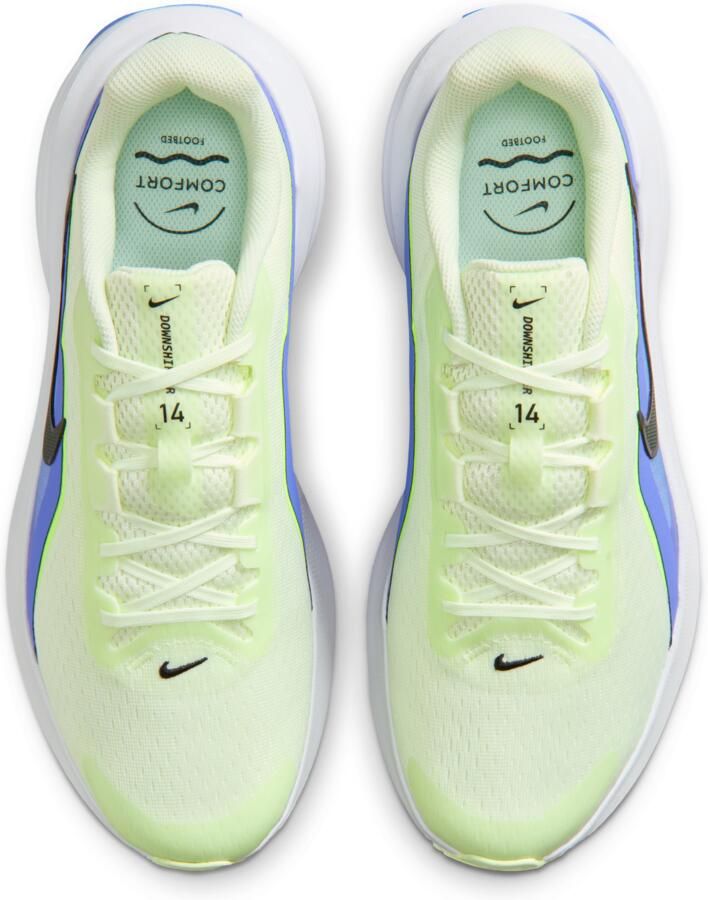 Nike Downshifter 14 hardloopschoen voor heren (straat) Geel - Foto 2