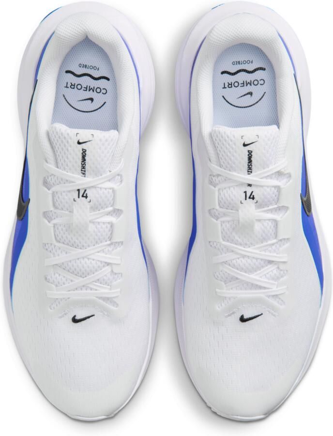 Nike Downshifter 14 hardloopschoen voor heren (straat) Wit - Foto 2