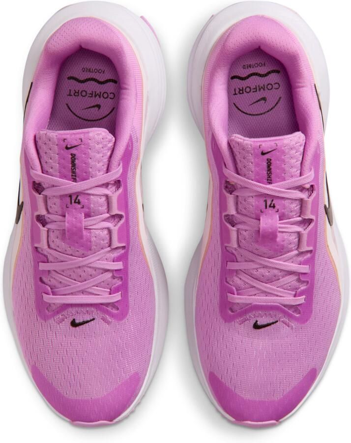 Nike Downshifter 14 hardloopschoenen voor dames (straat) Paars - Foto 2