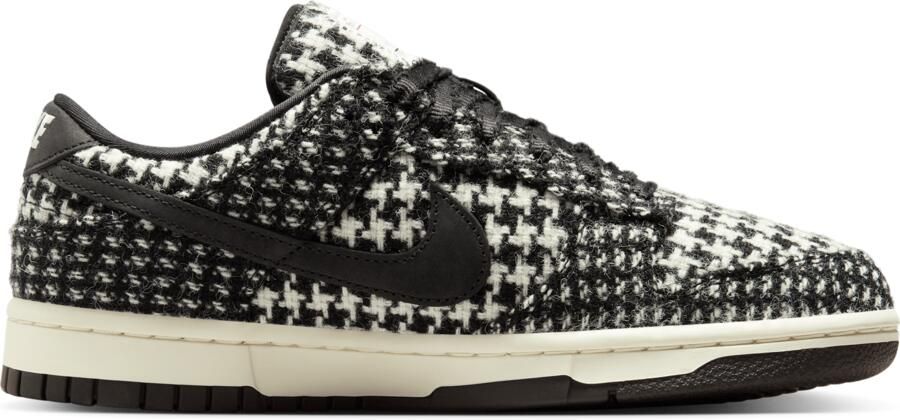 Nike Lage Sneakers Dunk Low Harris Tweed White Black Multi - Foto 3